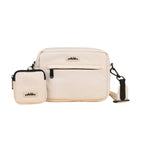 Cream Dog Walking Bag + Treat Pouch