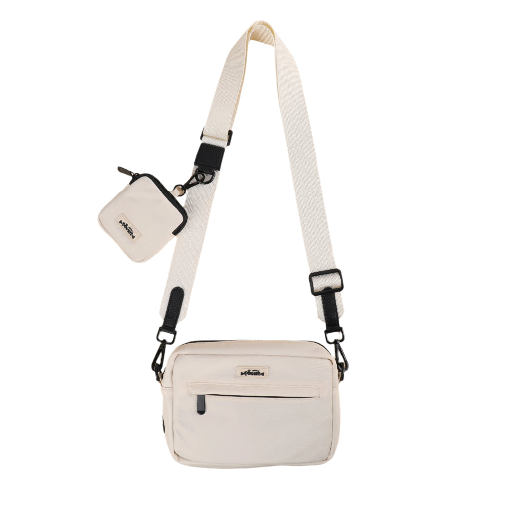 Cream Dog Walking Bag + Treat Pouch pic