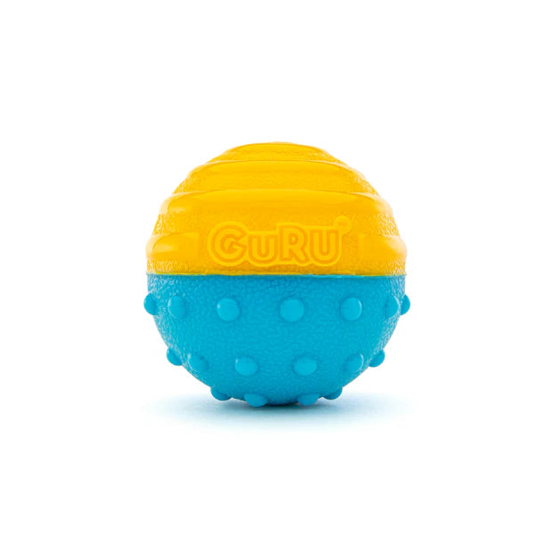 Guru Crunch & Squeak Ball Dog Toy for Dogs & Puppies