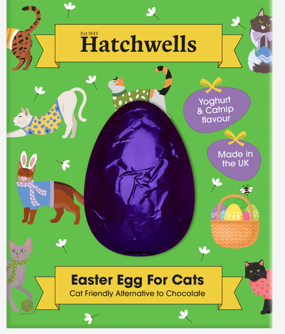 Easter egg for cats