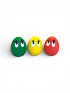 OVO Egg (Small) - 3 Pack (Yellow, Green & Red)