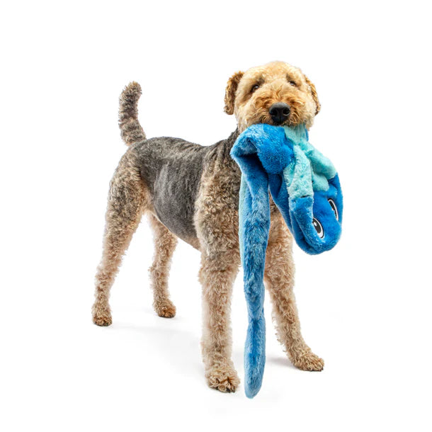 Guru Hideatail Snake Dog Plush Toy for Dogs & Puppies