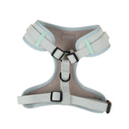 green tweed adjustable neck dog harness