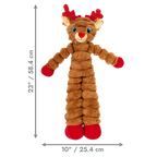 KONG Shakers Christmas Crumples Reindeer XL