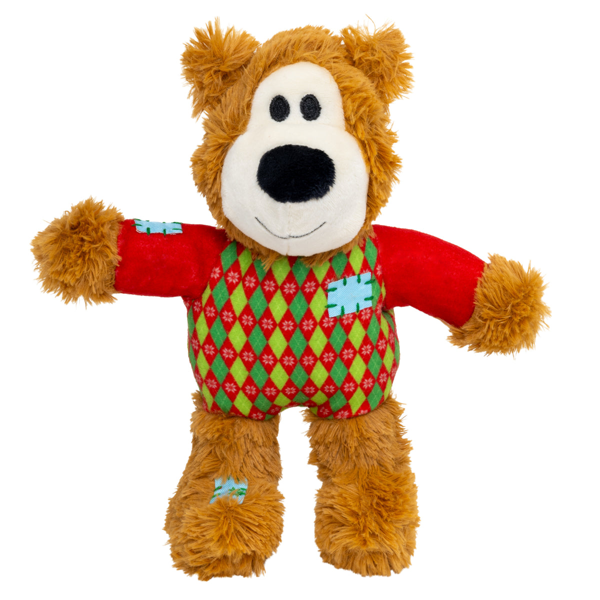 KONG Holiday Wild Knots Sweater Bear Red Sm/Md