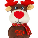 KONG Holiday Wubba Reindeer & Santa Assorted Large