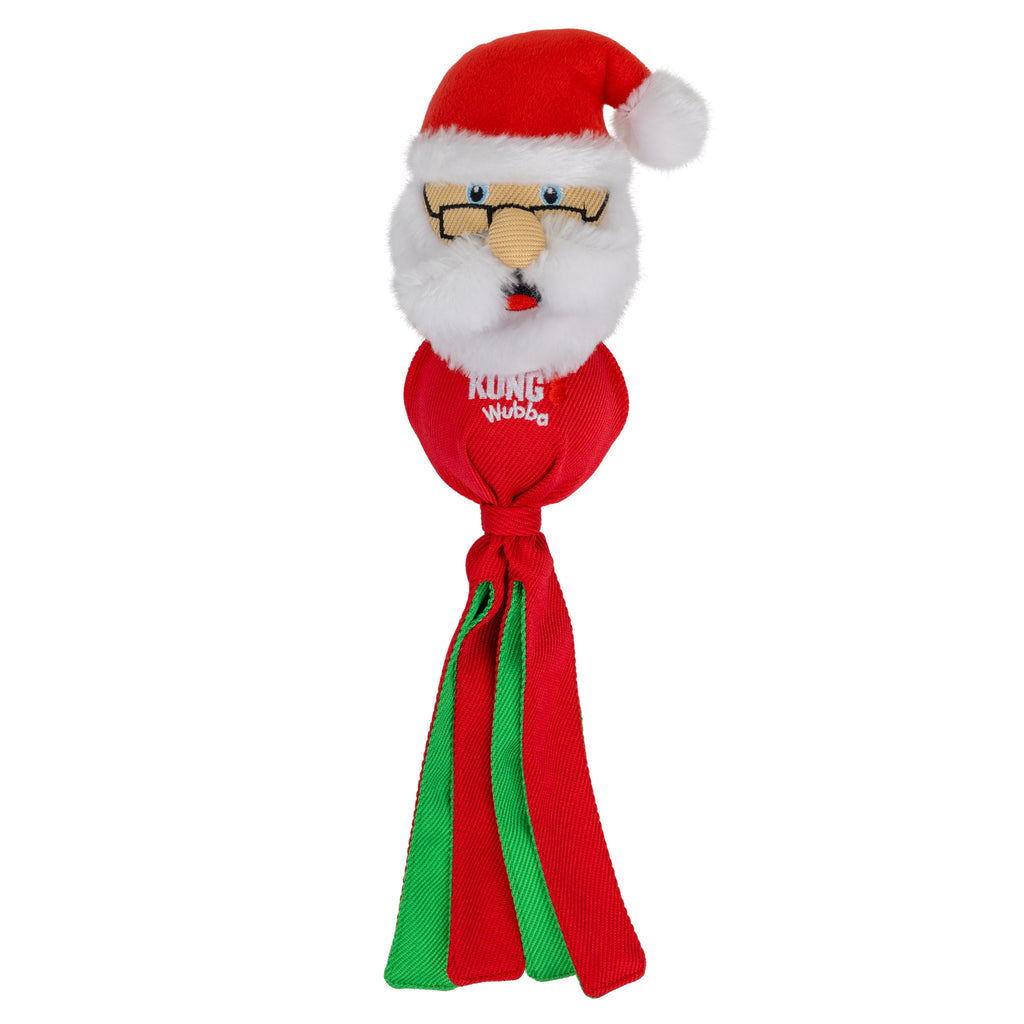 KONG Holiday Wubba Reindeer & Santa Assorted Large