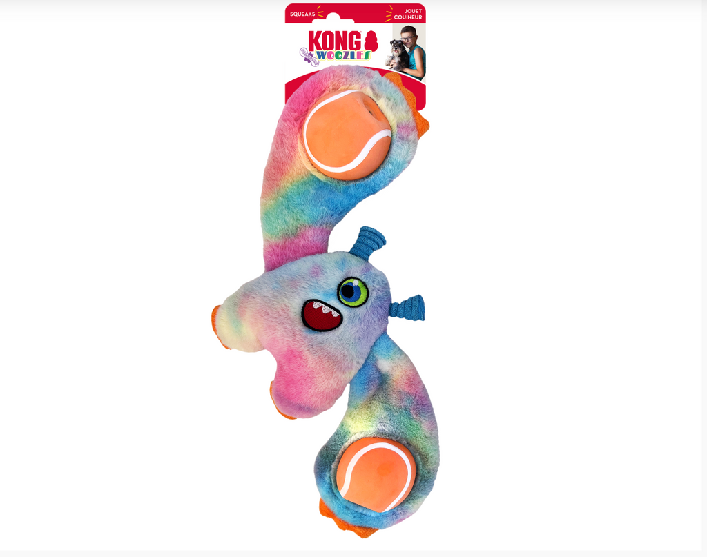 KONGWoozlesDog pink toy