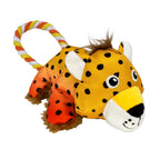 KONG Cozie Tuggz Cheetah Dog Toy