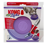Kong Licks Spinz Purple with Dog