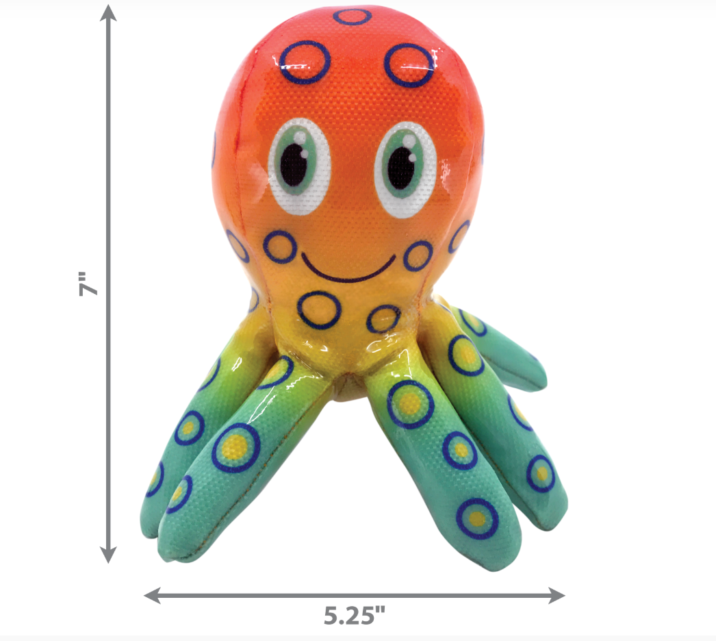 Kong Shieldz Tropics octopus Dog toy - Sizes