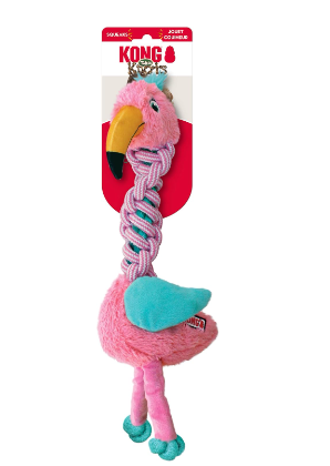 Kong_Twised_Rope_Flamingo for dogs & PUppies