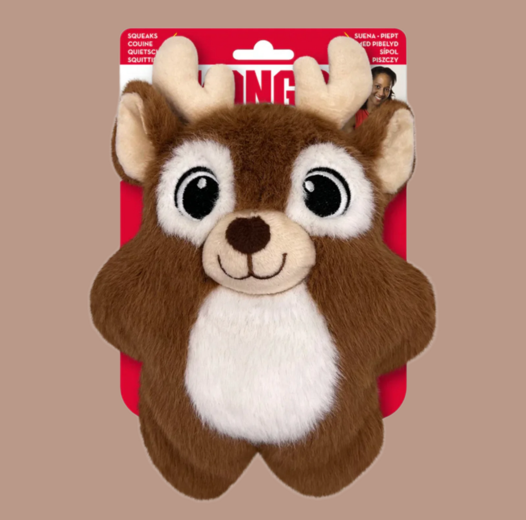 Kong reindeer dog toy