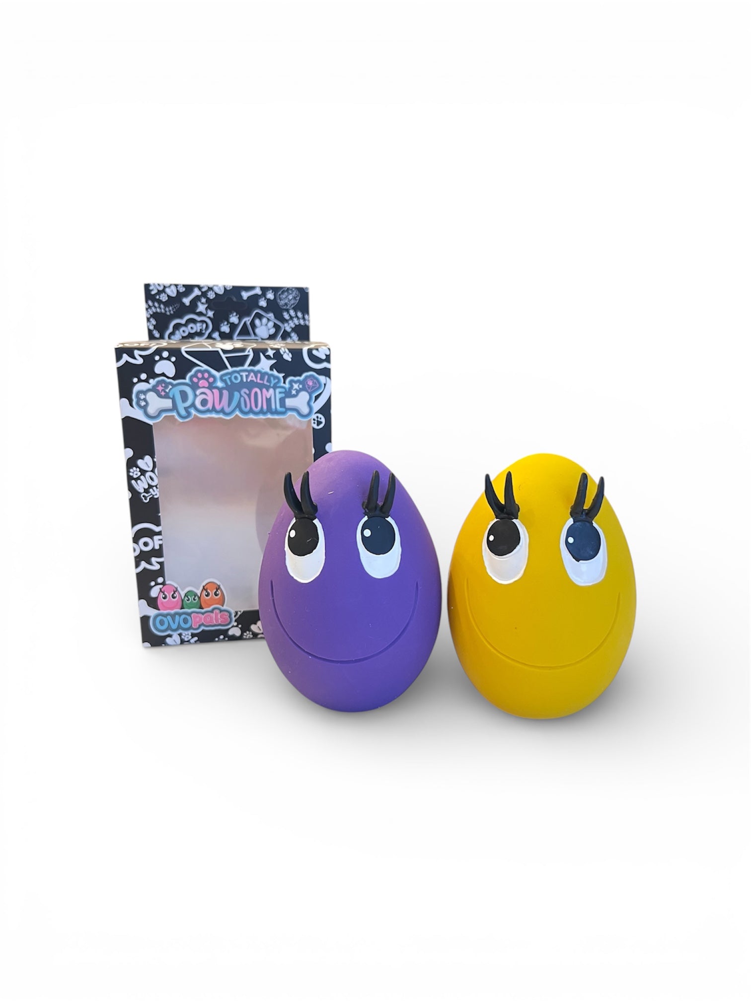 OVO Egg - Yellow & Purple - Large Two Egg Set
