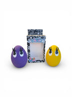 OVO Egg - Yellow & Purple - Large Two Egg Set