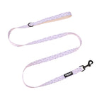 Lilac Leopard Print long dog Lead