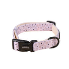 Lilac Leopard Print dog medium Collar