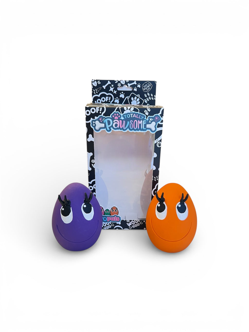 OVO Egg Orange & Purple (Medium 2 egg Set)