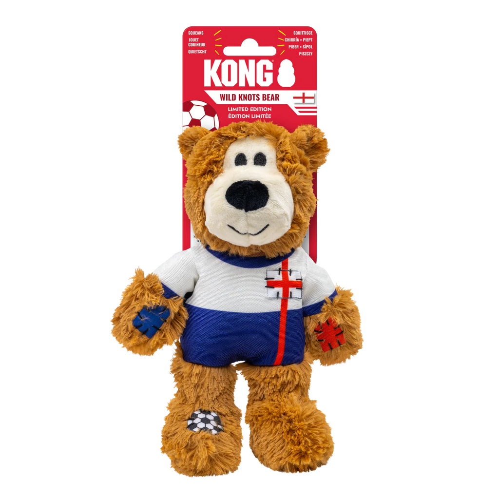 KONG WORLD CUP Wild Knots Bear & Soccer Balls