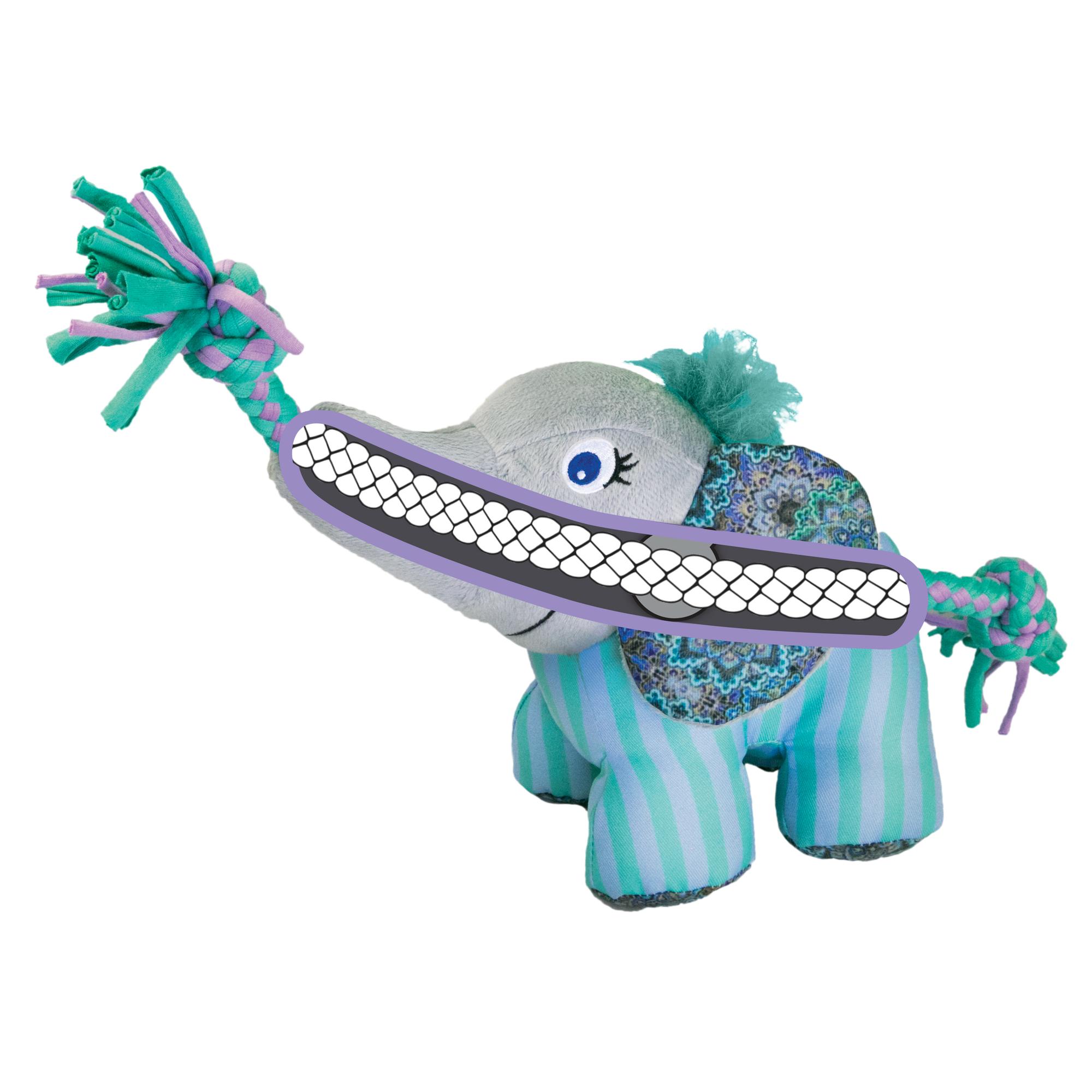 Kong Knots Carnival Elephant Dog Toy