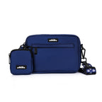 Navy Dog Walking Bag with Treat Pouch & Classy Paws Strap