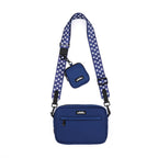 Navy Dog Walking Bag with Treat Pouch & Classy Paws Strap