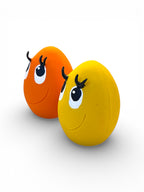 OVO Egg Medium Yellow & Orange Two Egg Set
