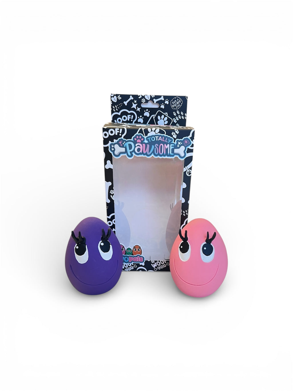OVO Egg - Pink & Purple Medium Two Egg Set