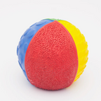 Colorful textured ball on a white background