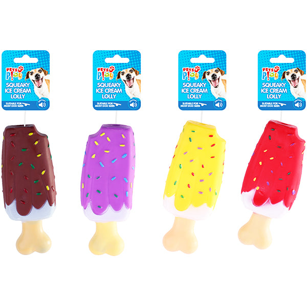 Squeaky Delicious Ice Lollies - Dog Toy