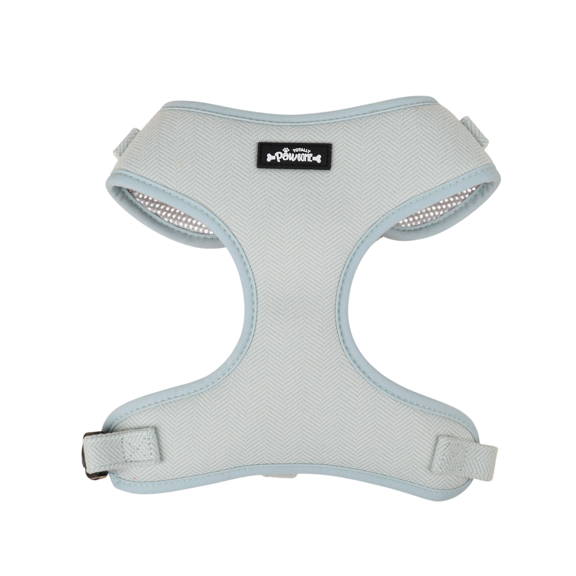Green Tweed Dog Harness