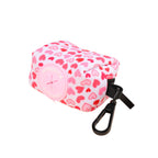 Pink Heart Poo Bag holder for Dogs & Puppies
