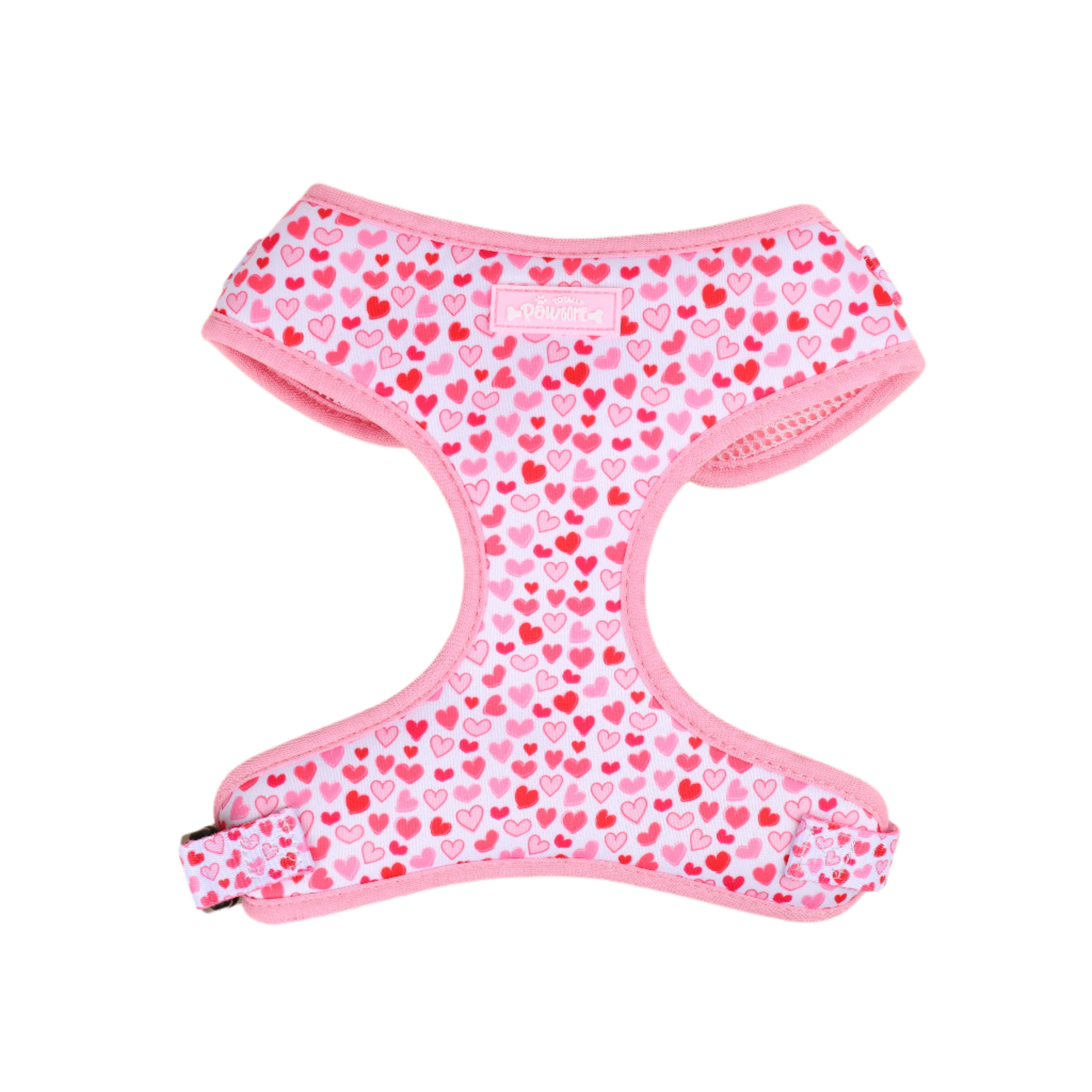 I Woof You | Pink Heart Harness Set – Totally Pawsome