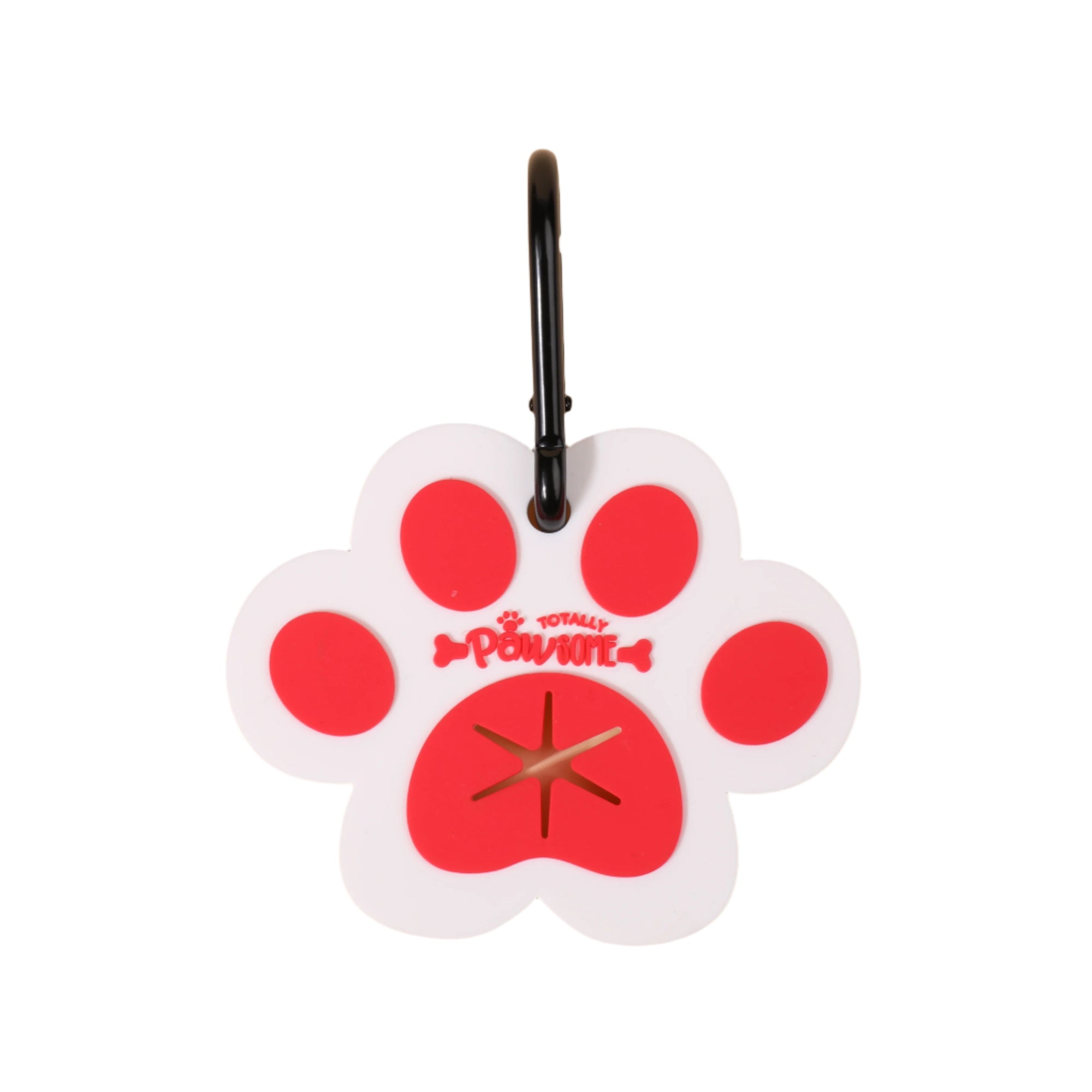 Red Poop Bag Clip - Totally Pawsome