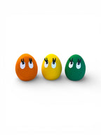 OVO Egg (Small) - 3 Pack (Yellow, Orange & Green)
