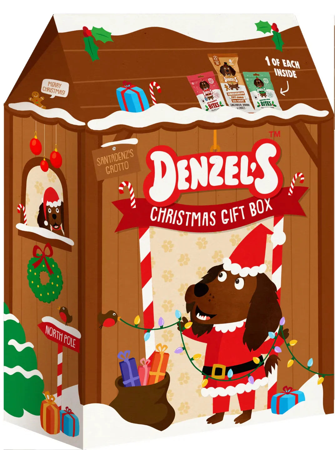 Denzel's - Christmas Gift Box - For Dogs & Puppies
