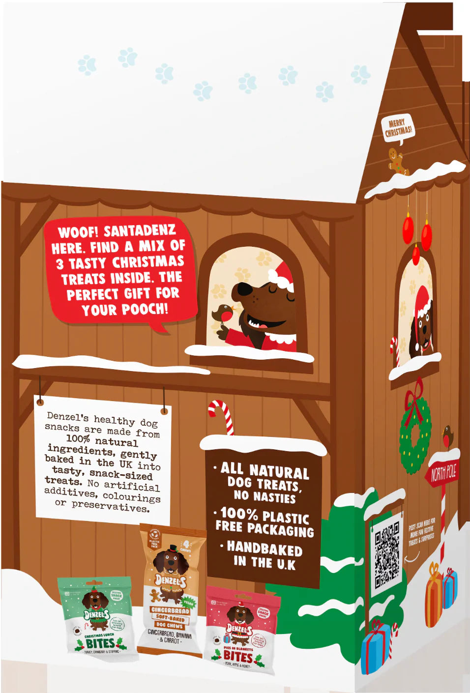 Denzel's - Christmas Gift Box - For Dogs & Puppies