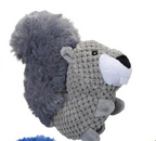 Squirrel Plush Dog Toy
