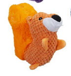 Squirrel Plush Dog Toy