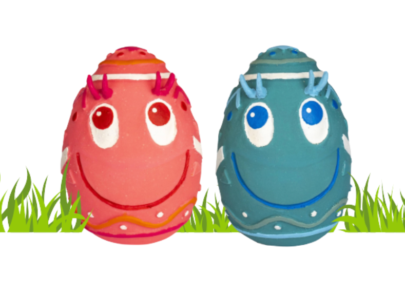 OVO Egg Pink & Teal Medium Two Egg Set