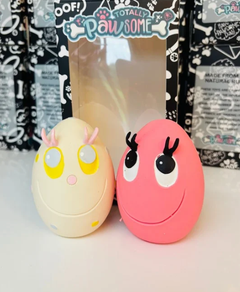 OVO Egg Pink & White Spots Medium Two Egg Set