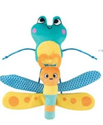 Plush Frog & Butterfly Cat Toy (2 Pack)