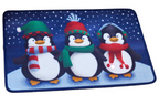 Frosty Penguins - Christmas Mat