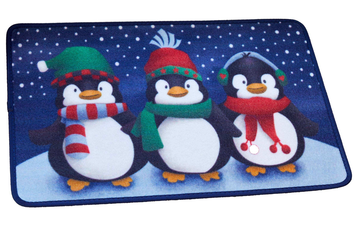 Frosty Penguins - Christmas Mat