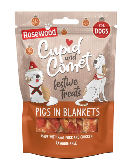 Rosewood Christmas Pigs in Blankets Dog Treats