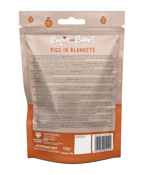 Rosewood Christmas Pigs in Blankets Dog Treats