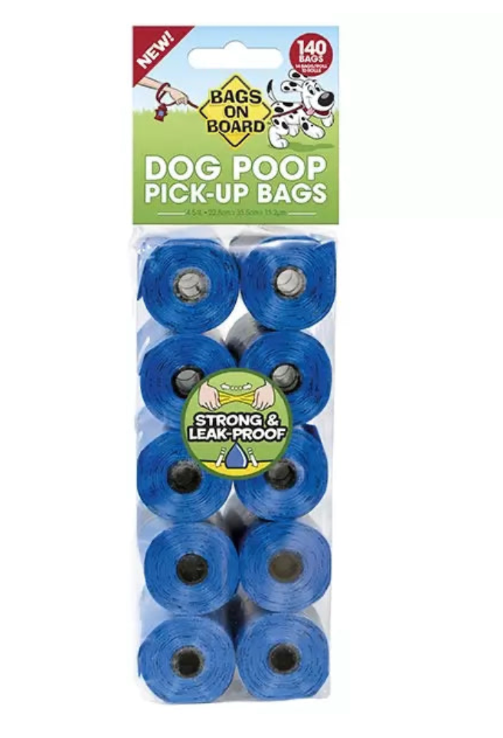 Bags On Board - 140 pack of Poop Bags