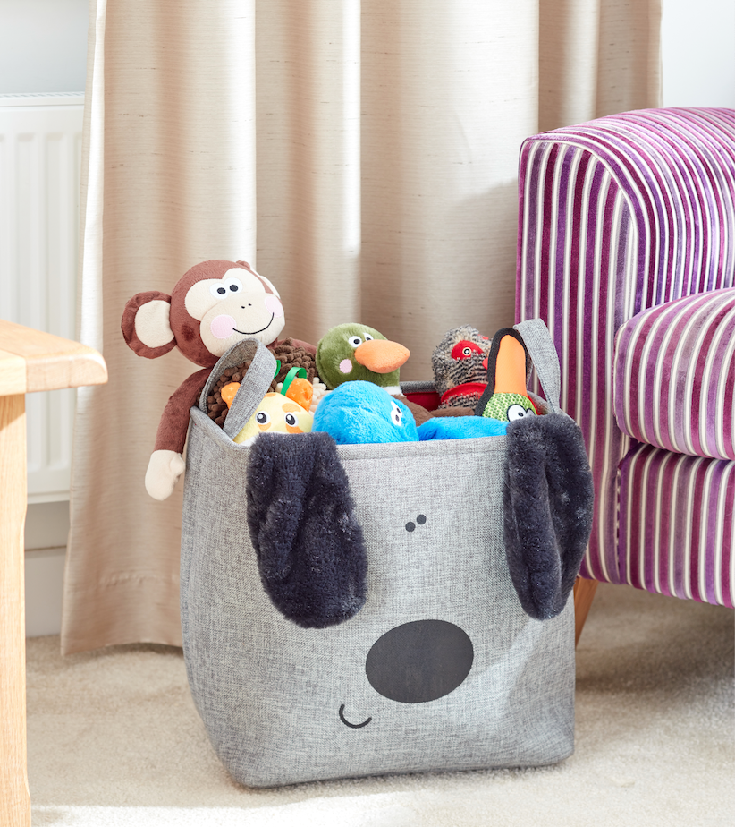 Zoon Dog Toy Basket - Poochie