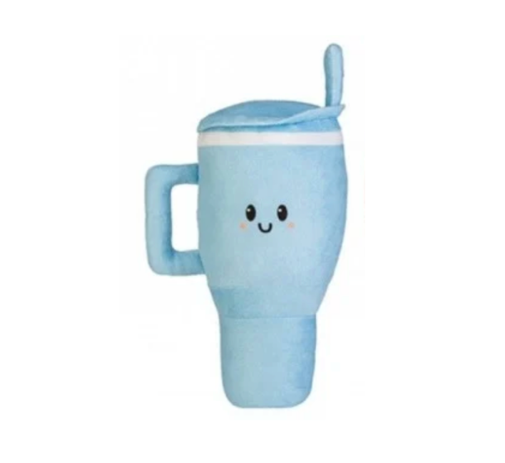 Squeaky Plush Poochy Flask - Dog Toy