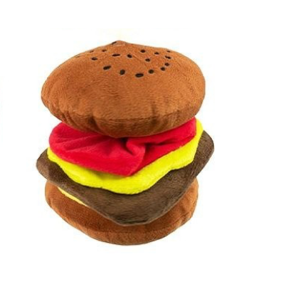 Squeaky Plush Ice cream & Burgers - Dog Toy